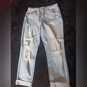 COPY - Celebrity pink distressed mom fit jeans